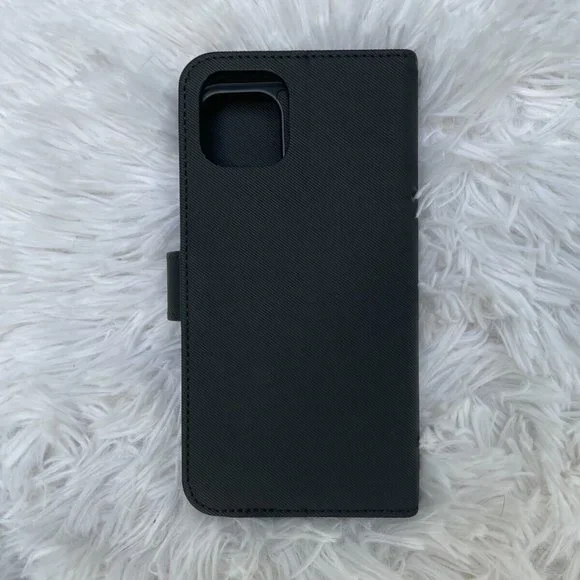 Switch iPhone 11 Pro Max Case Wallet Case Black Book Case LBT Car Vent Holder - Picture 8 of 12